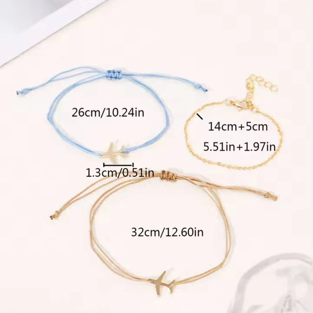 Airplane Set String Brings Vacation Bracelets
